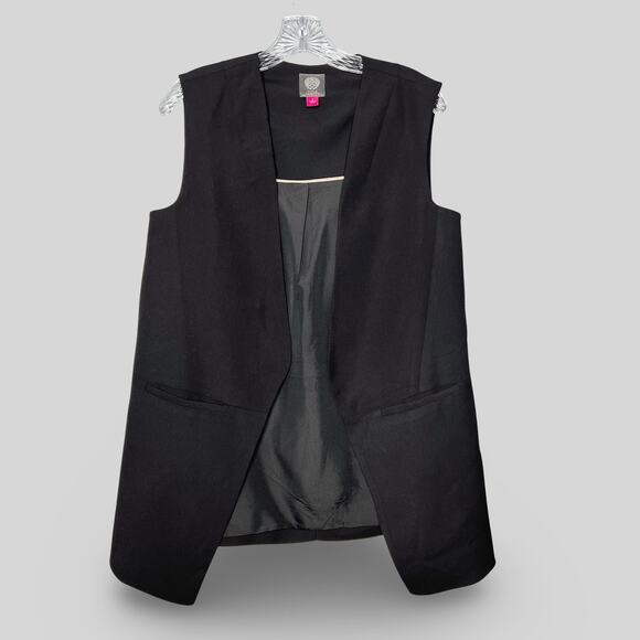 Vince Camuto Black Vest - Picture 1 of 4